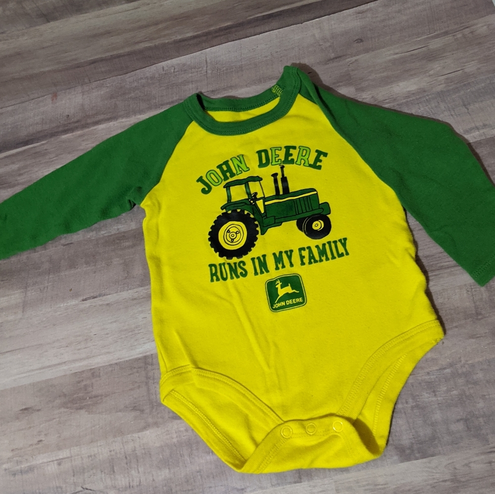 John deere onsie long sleeve